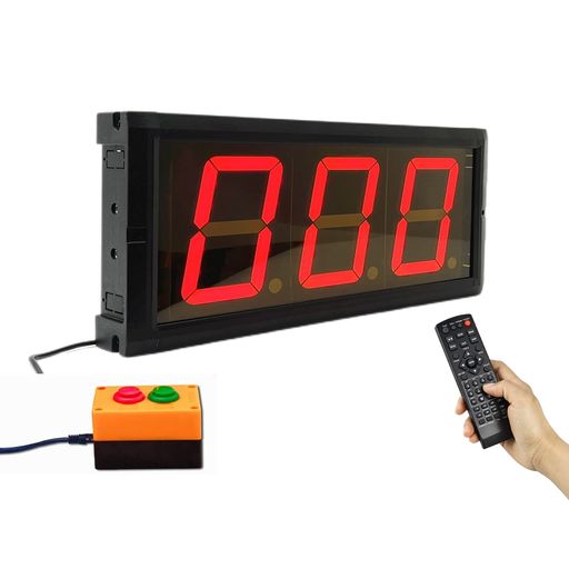 Jhering運動競技タイマーデジタル得点板トレーニングタイマーストップウォッチ多役立つことインターバルジムフィットネス教場住みかLed飾りつけ時辰儀遠隔操作4”3桁
