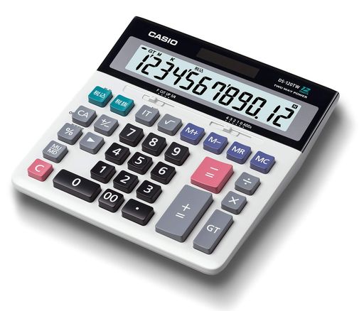 カシオ スタンダード電卓 税計算・加算器方式 デスクタイプ 12桁 DS-120TW|HOMARINA 店