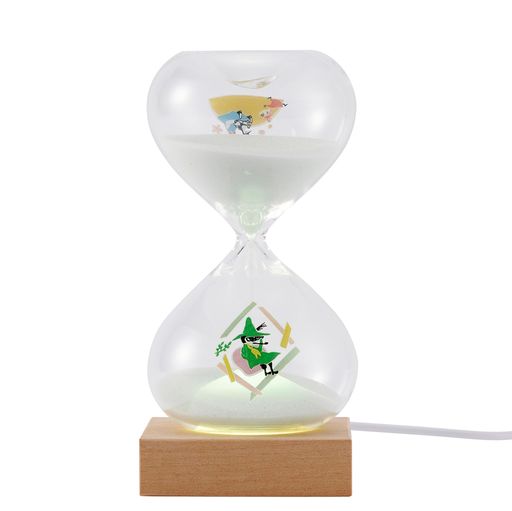 茶谷産業(Chatani)ムーミン砂時計15分計LEDライト付透明(クリア)H15.5xW7.5xD7.5cm「ファン・サイエンス(FunScience)」152-333242W