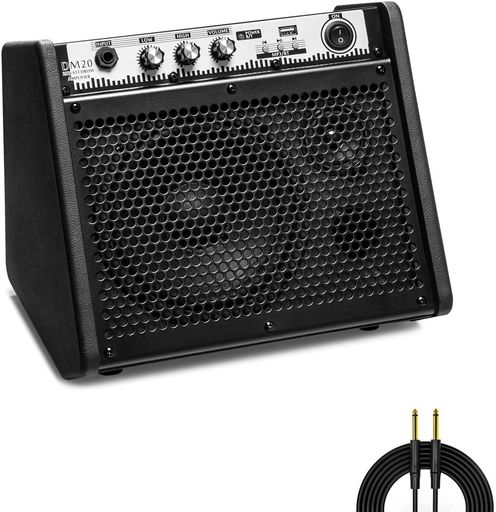 Coolmusic DM20 20W BT パーソナルモニターアンプ電気ドラムアンプスピーカー、キーボード、アコースティックギタースピーカー|HOMARINA 店