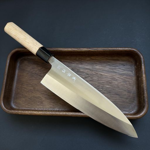 【小刀 210粍】労働者階級遣りかた 刺身まかない方 和式膳立て物の具 和まかない方 魚取りまわし用 モリブデン鋼製 厚刃社会システム 刺身・和食相応う ナイロン柄付 き切れるまかない方 実物映画化
