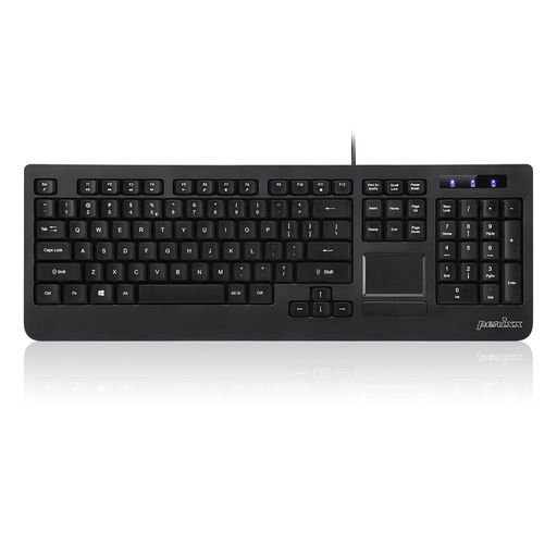 Perixx(ぺリックス) PERIBOARD-513II タッチパッド積み上げる 有線 標準尺度鍵盤 テンキー積み上げる フルサイズ 御役目用 英語割りつける