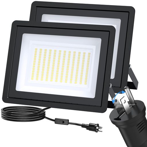 写真用照明led100W15000LM2個仕掛けるLED写真用照明やり方灯室外点火装置超高明快さIP66雨合羽室外点火装置細工物点火装置一本立ち取り替えっこ積み上げる6500K昼光色120°広角省エネ運動場パーキング場工事一こまバス発着場防災用