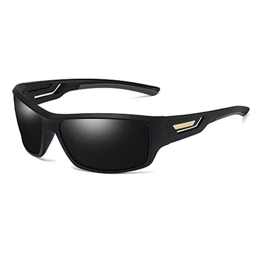 [Cyxus]シクサズスポーツサングラス偏光水晶体UV撥ねのける紫外線打つ手超軽さTR90銀輪山登りつり銭ベイスボールゴルフランニングドライブバイクテニススキー(1070黒いこと)