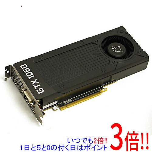 楽天市場】玄人志向 GeForce GTX 1060 3072MB DisplayPort/HDMI/Dual