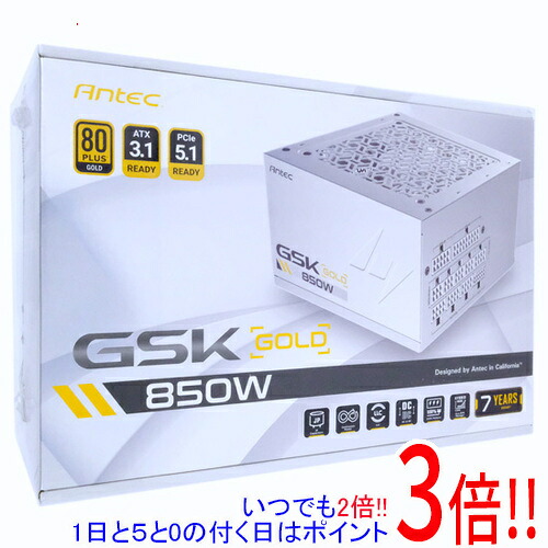 Antec製 電源ユニット GSK850 ATX3.1 850W White|エクセラー3号館 店