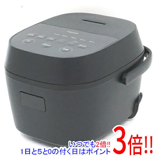 【取りひろげる引きうける相応う!!】TOSHIBA パソコン炊飯器 5.5合炊き RC-10AMX(K) 黒いこと