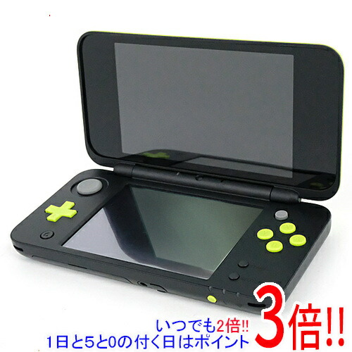 【中古】任天堂 Newニンテンドー2DS LL ブラック×ライム 本体のみ|エクセラー3号館 店