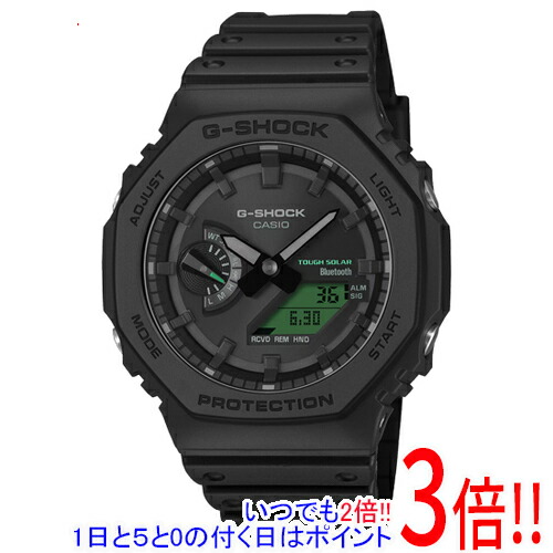 【延長保証対応!!】CASIO 腕時計 G-SHOCK BLACK AND ELECTRO GREEN GA-B2100BEG-1AJF
