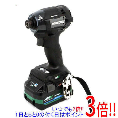 HiKOKI 36V コードレスインパクトドライバ WH36DD (2XHBSZ) ストロングブラック｜エクセラー3号館　店