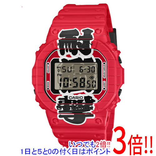 【延長保証対応!!】CASIO 腕時計 G-SHOCK 赤提灯デザインモチーフ DW-5600AKA-4JR