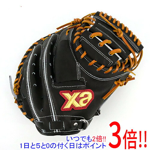 【いつでも２倍！1日と5.0のつく日、18日は3倍！】XANAX(ザナックス) 軟式用キャッチャーミット スペクタス 捕手用 R(右投用) BRC24CL1S 9027 ブラック×タン