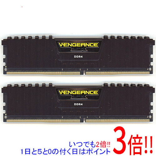 【中古】Corsair 事務机とっ始め用 CMK16GX4M2A2133C13 DDR4 パソコン4-17000 8GB 2枚