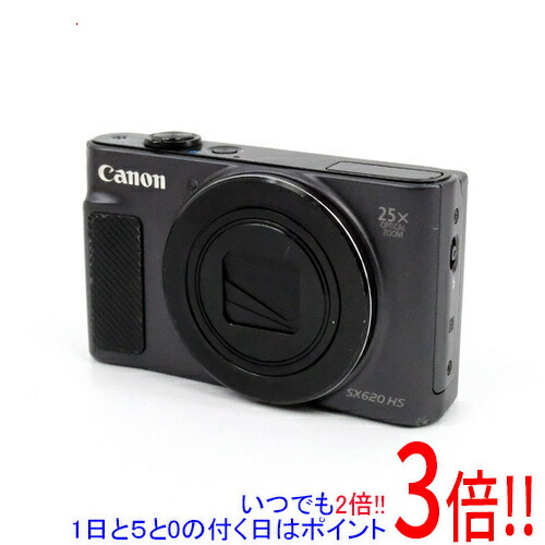【中古】Canon製 PowerShot SX620 HS 黒いこと 2020万絵素 本体いたみ 本体のみ