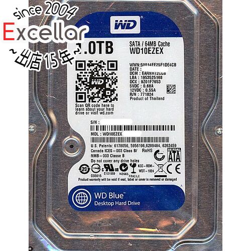 Western Digital製HDD WD10EZEX 1TB SATA600 7200 - andapt.com