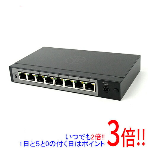 【いつでも２倍！1日と5.0のつく日、18日は3倍！】YAMAHA シンプルL2スイッチ 8ポート SWX2110-8G