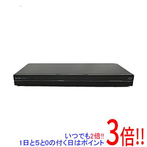 【中古】SHARP AQUOS ブルーレイディスクレコーダー BD-NW1200 黒いこと 遠隔操作なし