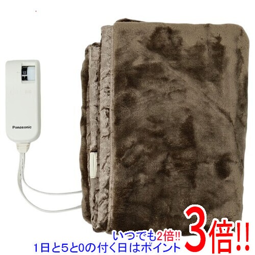 【延長保証対応!!】【新品(開封のみ)】 Panasonic 電気しき毛布(シングルSサイズ) DB-UM10S-T ブラウン｜エクセラー3号館　店
