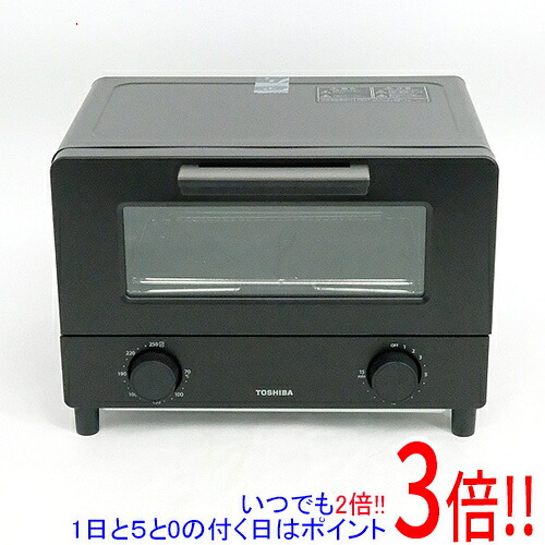 【延長保証対応!!】TOSHIBA オーブントースター HTR-W5(K) ブラック