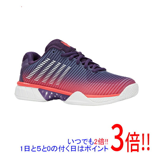 DUNLOP ダンロップ 23.0cm テニスシューズ HYPERCOURT EXPRESS 2 WOMEN KS96613593PP パープル&times;ピンク｜エクセラー3号館　店