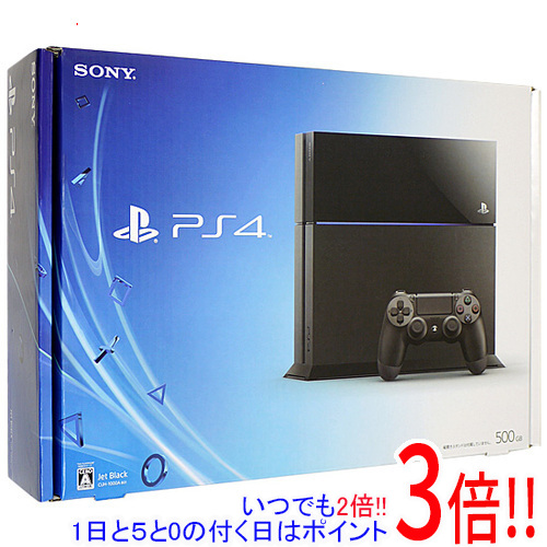 新作/公式 PlayStation®4 ジェット・ブラック 500GB コントローラなし 家庭用ゲーム本体