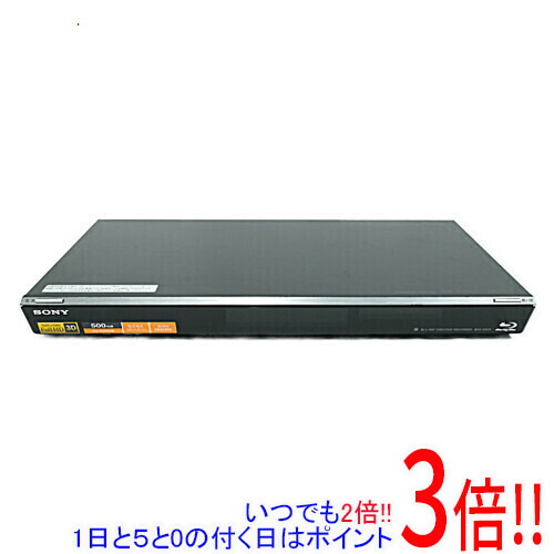 【いつでも２倍！1日と5.0のつく日、18日は3倍！】【中古】SONY ブルーレイディスクレコーダー BDZ-E500/B リモコンなし