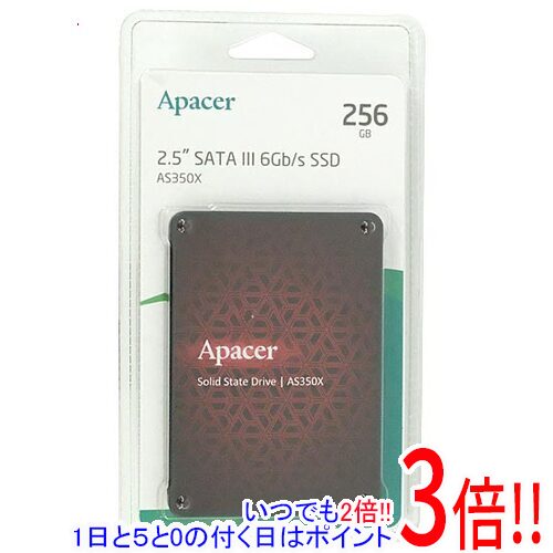 Apacer 内蔵SSD 2.5in AS350X AP256GAS350XR-1 256GB