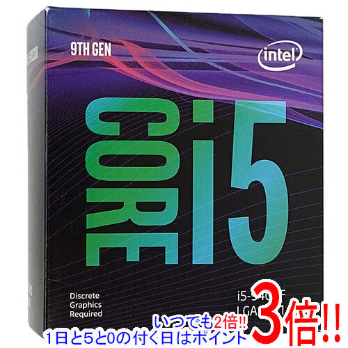 【中古】Core i5 9400F 2.9GHz 9M LGA1151 65W SRF6M 元箱あり