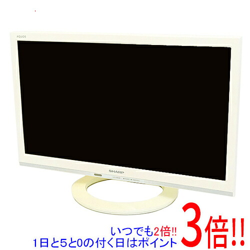 【いつでも２倍！1日と5.0のつく日、18日は3倍！】【中古】SHARP 19型 液晶テレビ AQUOS LC-19K30-W リモコンなし 本体いたみ