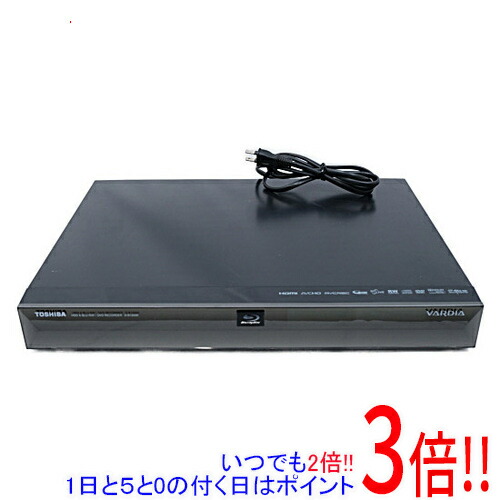 【いつでも２倍！1日と5.0のつく日、18日は3倍！】【中古】東芝 ブルーレイディスクレコーダ D-B1005K 1TB リモコンなし