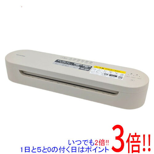【新品(開封のみ)】 アイリスオーヤマ 高速起動ラミネーター KHSL-A343-C アイボリー｜エクセラー3号館　店