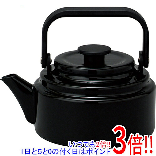 【いつでも２倍！1日と5.0のつく日、18日は3倍！】野田琺瑯 アム ケトル 2.0L AM-20KBK ブラック
