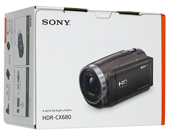 桜瑪瑙 SONY SONY製 デジタルビデオカメラ HANDYCAM HDR-CX680 (W) 未