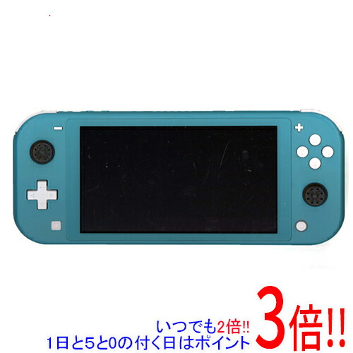 【中古】任天堂 Nintendo Switch Lite(ニンテンドースイッチ ライト) HDH-S-BAZAA ターコイズ ゴムなし・液晶いたみ｜エクセラー3号館　店