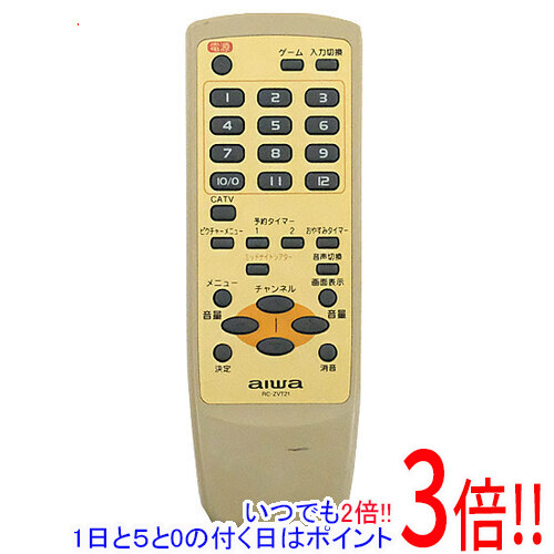 楽天市場】【中古】 ビデオ テレビ リモコン AIWA RC-AVR18 : ピース電器