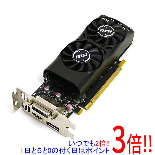 【中古】MSI製グラボ GTX 1050 2GT LP PCIExp 2GB