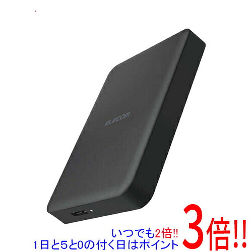 【延長保証対応!!】ELECOM ポータブルハードディスク ELP-HTV020UBK 2TB