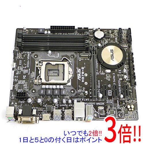 【いつでも２倍！1日と5.0のつく日、18日は3倍！】【中古】ASUS MicroATXマザーボード H97M-E LGA1150