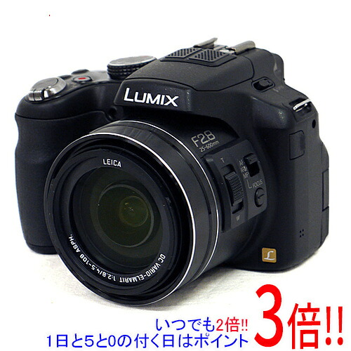 【中古】Panasonic LUMIX DMC-FZ200-K 黒いこと/1210万絵素