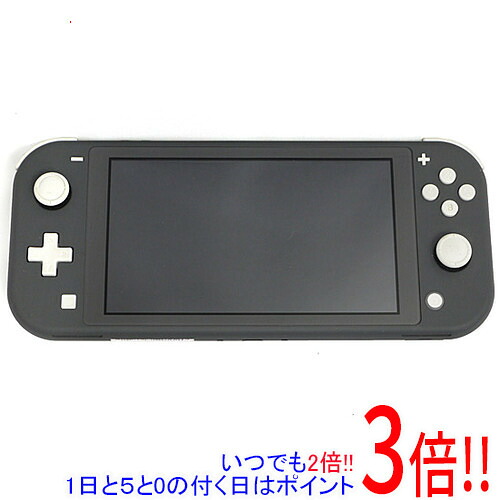 【いつでも２倍！1日と5.0のつく日、18日は3倍！】【中古】任天堂 Nintendo Switch Lite(ニンテンドースイッチ ライト) HDH-S-GAZAA グレー 本体のみ 本体いたみ