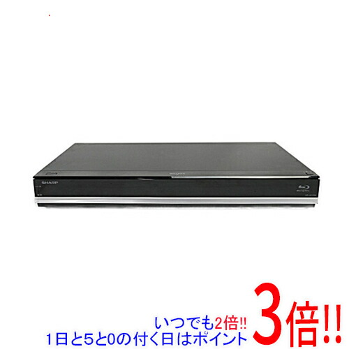 【中古】SHARP AQUOS ブルーレイディスクレコーダー BD-W1700 遠隔操作なし