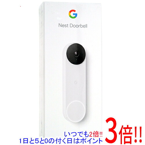 【いつでも２倍！1日と5.0のつく日、18日は3倍！】Google スマート ドアベル バッテリー式 Google Nest Doorbell GA01318-JP