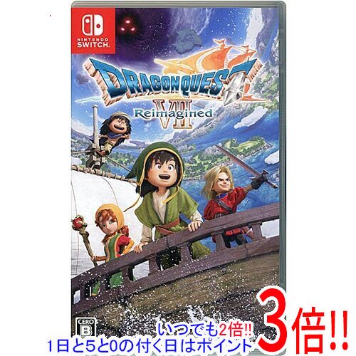 【いつでも２倍！1日と5.0のつく日、18日は3倍！】【中古】ドラゴンクエストVII Reimagined 早期購入特典付き Nintendo Switch