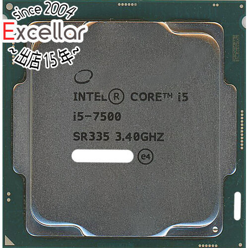 PCパーツ intel core i5 7500 CPU Intel Core i5 7500 3 4GHz PCパーツ インテル 動作確認済み