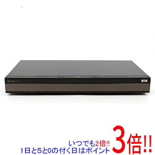 【いつでも２倍！1日と5.0のつく日、18日は3倍！】【中古】SHARP AQUOS 4Kレコーダー 2TB 4B-C20AT3 リモコンなし