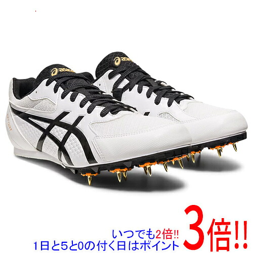 【いつでも２倍！1日と5.0のつく日、18日は3倍！】asics アシックス 27.5cm 陸上スパイク EFFORT 13 1093A167 ホワイト/ブラック