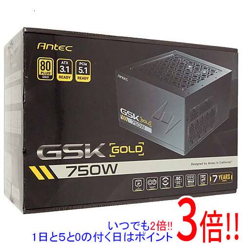 【いつでも２倍！1日と5.0のつく日、18日は3倍！】Antec 電源ユニット GSK750 ATX3.1 750W