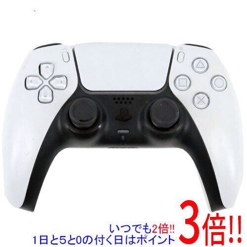 【いつでも２倍！1日と5.0のつく日、18日は3倍！】【中古】SONY ワイヤレスコントローラー DualSense CFI-ZCT1J 本体のみ 本体いたみ