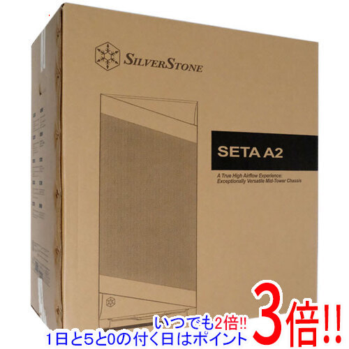 【いつでも２倍！1日と5.0のつく日、18日は3倍！】SILVERSTONE製 PCケース SST-SEA2Y-GWG ローズゴールド/ホワイト