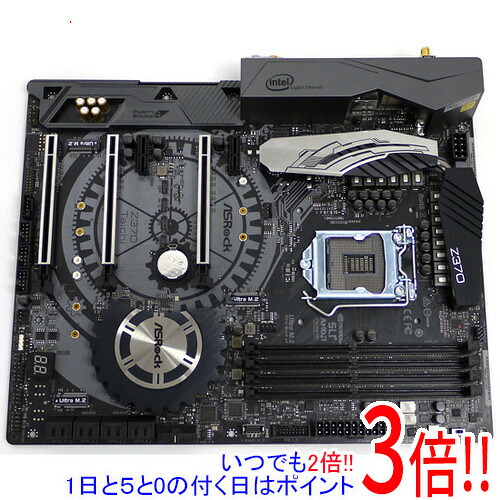 【いつでも２倍！1日と5.0のつく日、18日は3倍！】【中古】ASRock製 ATXマザーボード Z370 Taichi LGA1151